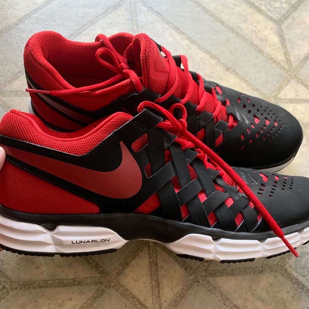 Nike Lunarlon Red and Black